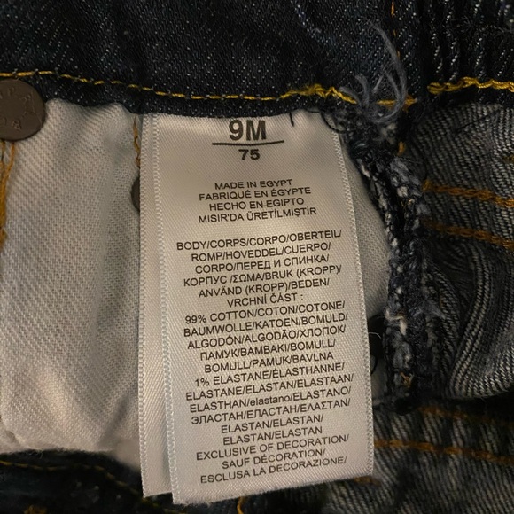 Polo Ralph Lauren Baby Boys Dark Wash Jeans Size 9M - Picture 5 of 5